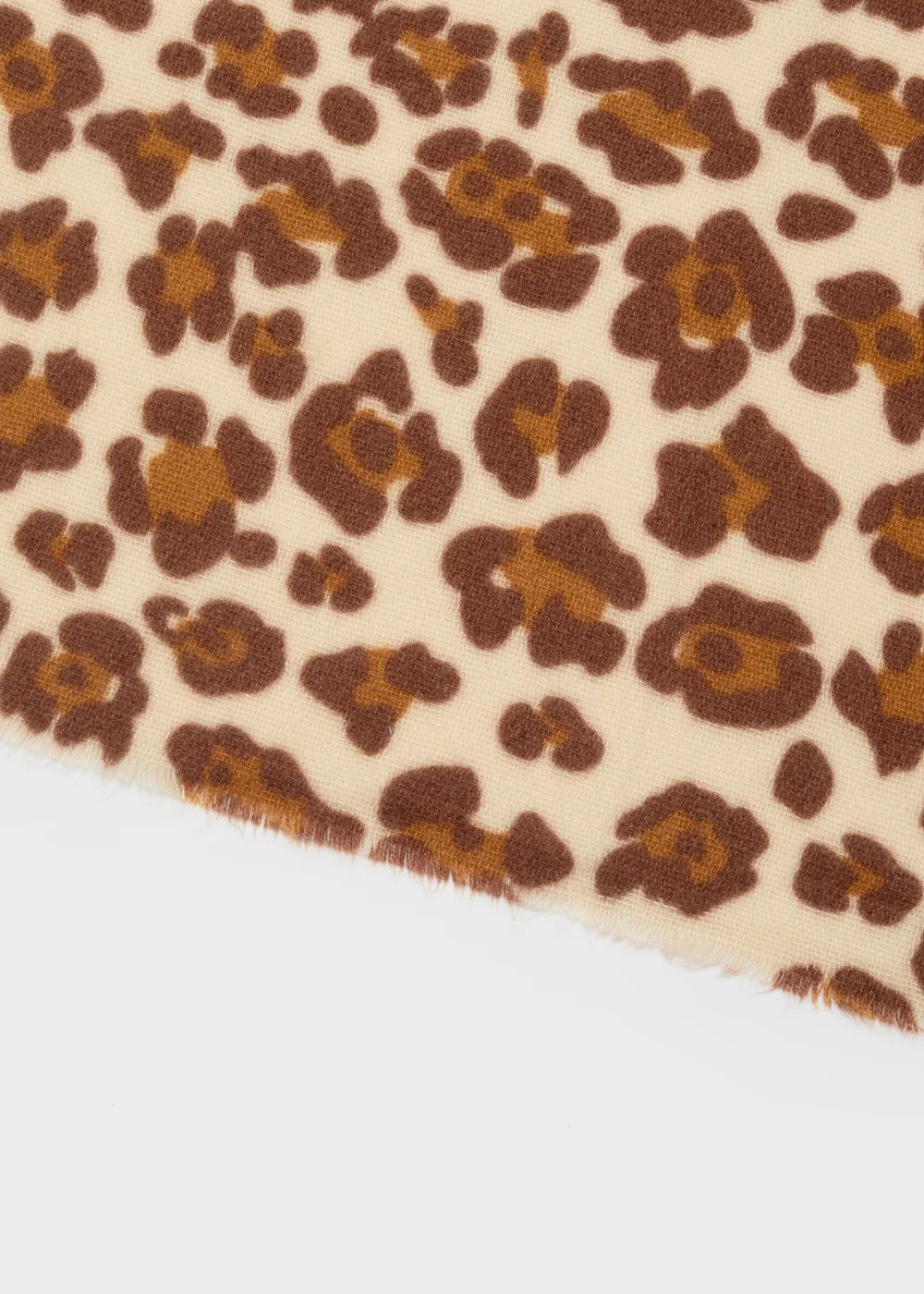 Nalì sciarpa in poliestere "Macula" Animalier LASC0300.BEIGE/MARRONE