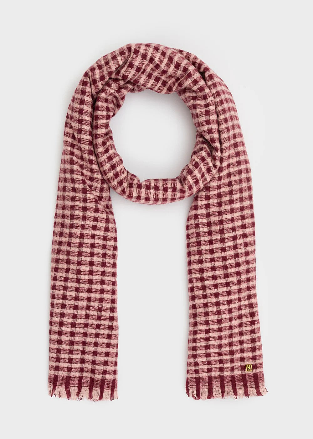Nalì sciarpa in poliestere "Romy" Multicolor UNSC0085.BORDEAUX/ROSA