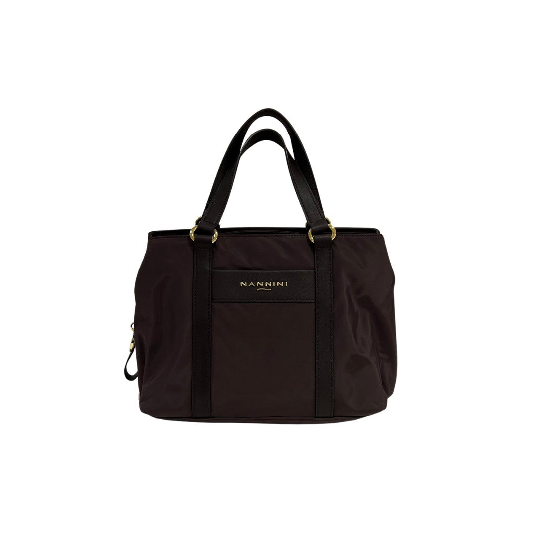 Nannini borsa a mano in pelle "Liberty" Marrone 17375.SIGARO
