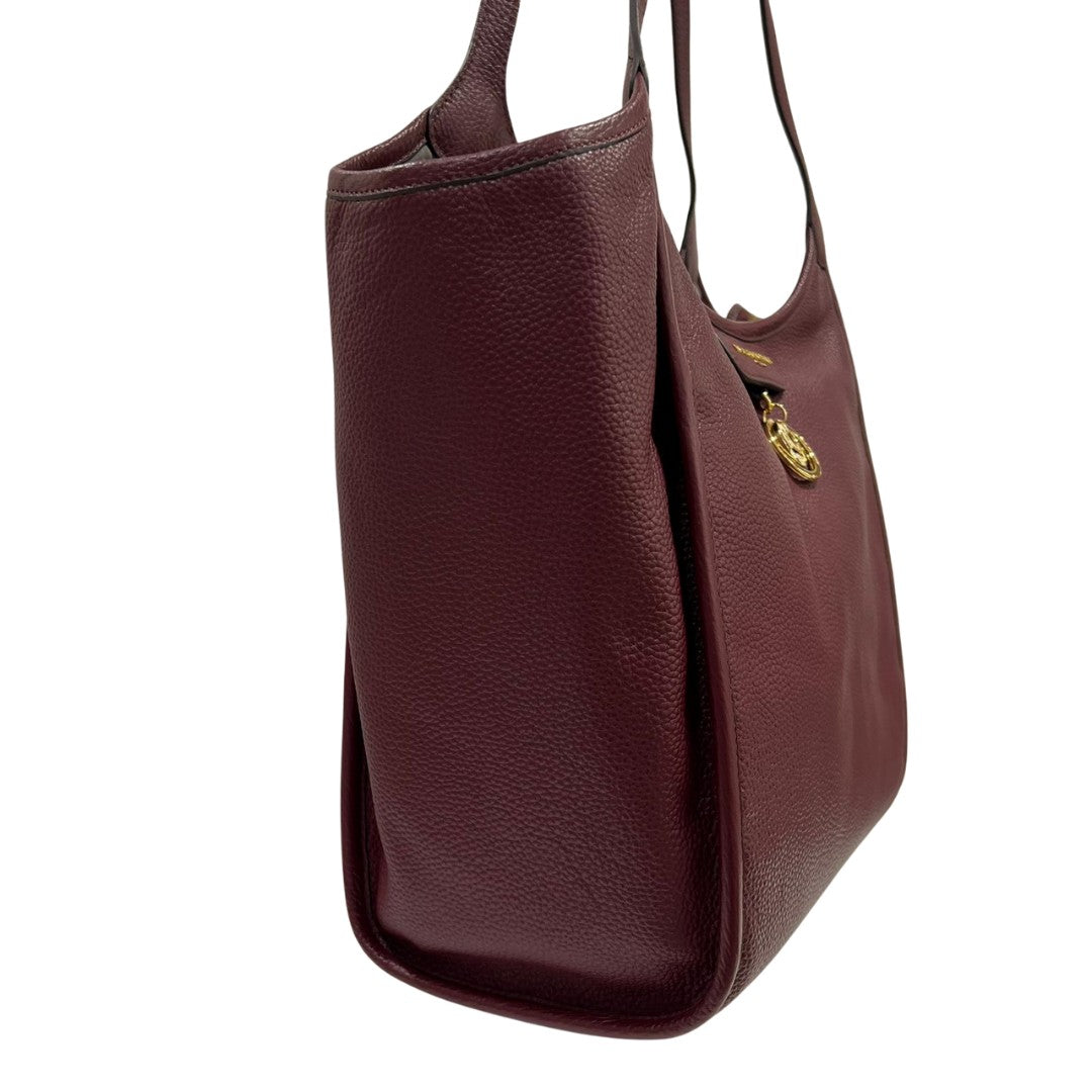 Nannini borsa shopping in pelle "Siria" Bordeaux 19035-8.BORDEAUX