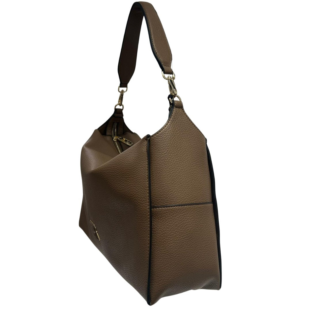Ermanno Firenze borsa a spalla in ecopelle "Victoria" Tortora 12402013.TAUPE
