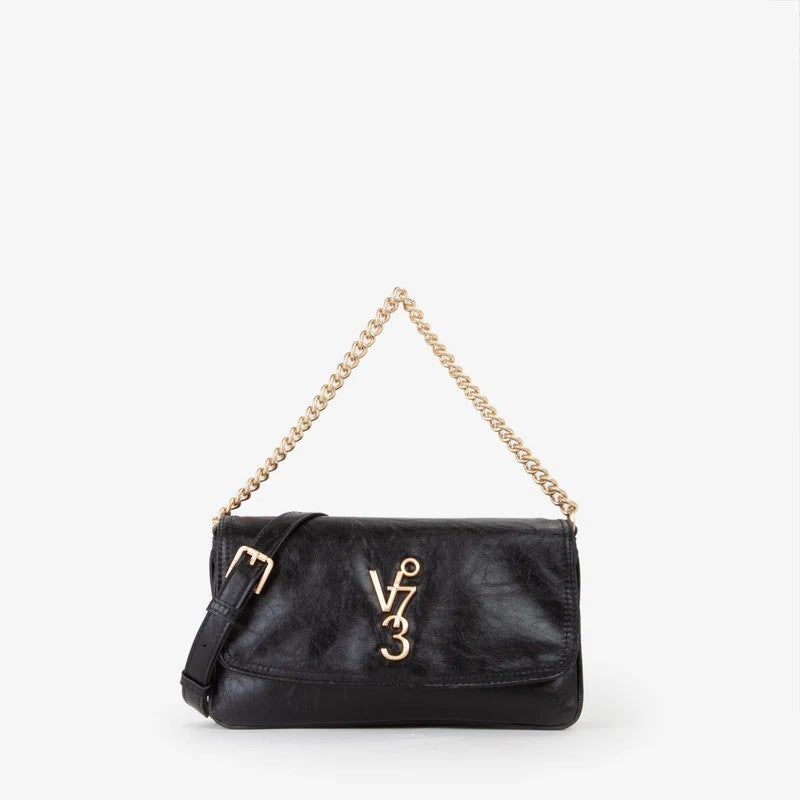 V73 borsa a spalla in ecopelle "Louise" Nero 73BS9D303.NERO