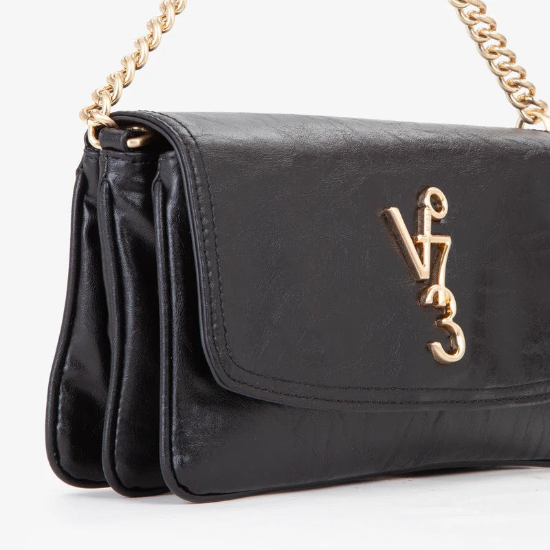 V73 borsa a spalla in ecopelle "Louise" Nero 73BS9D303.NERO