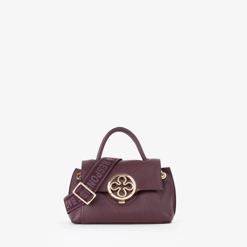 V73 borsa a mano in ecopelle "Federica" Bordeaux 73BS9ER02.BORDEAUX