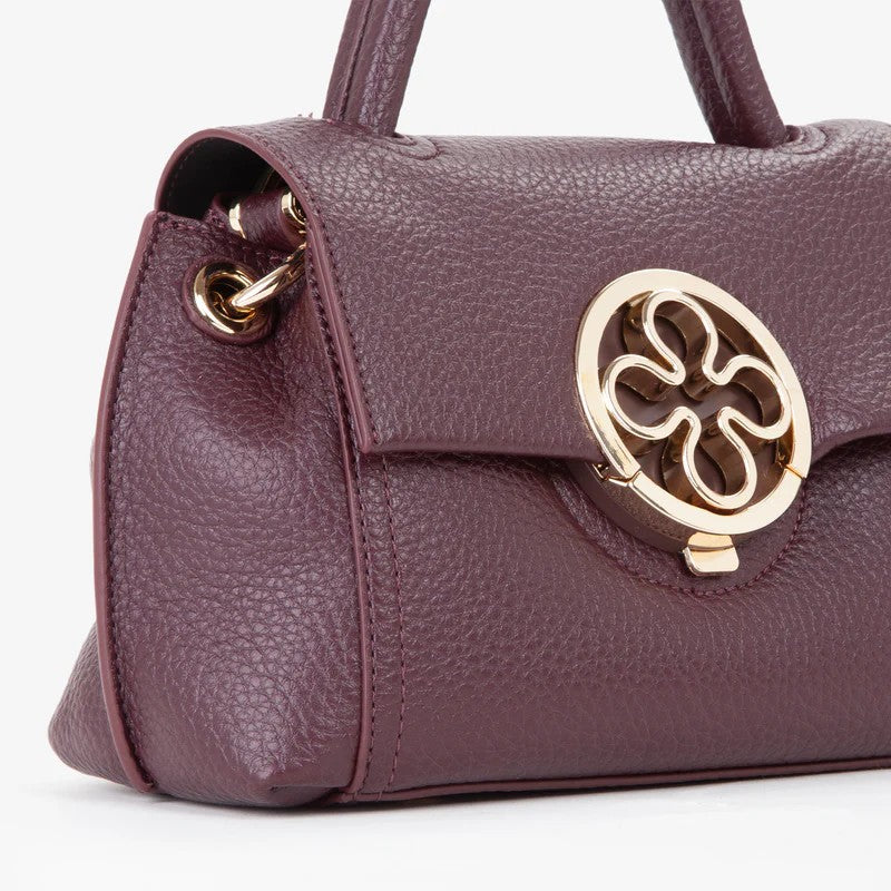 V73 borsa a mano in ecopelle "Federica" Bordeaux 73BS9ER02.BORDEAUX