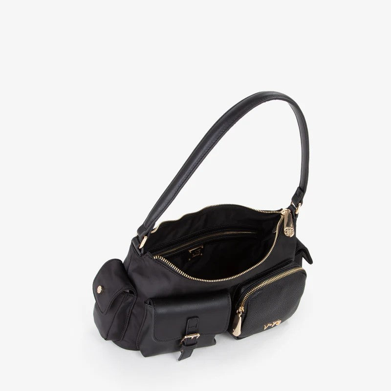V73 borsa a spalla in ecopelle "Liliana" Nero 73BS9EY02.NERO