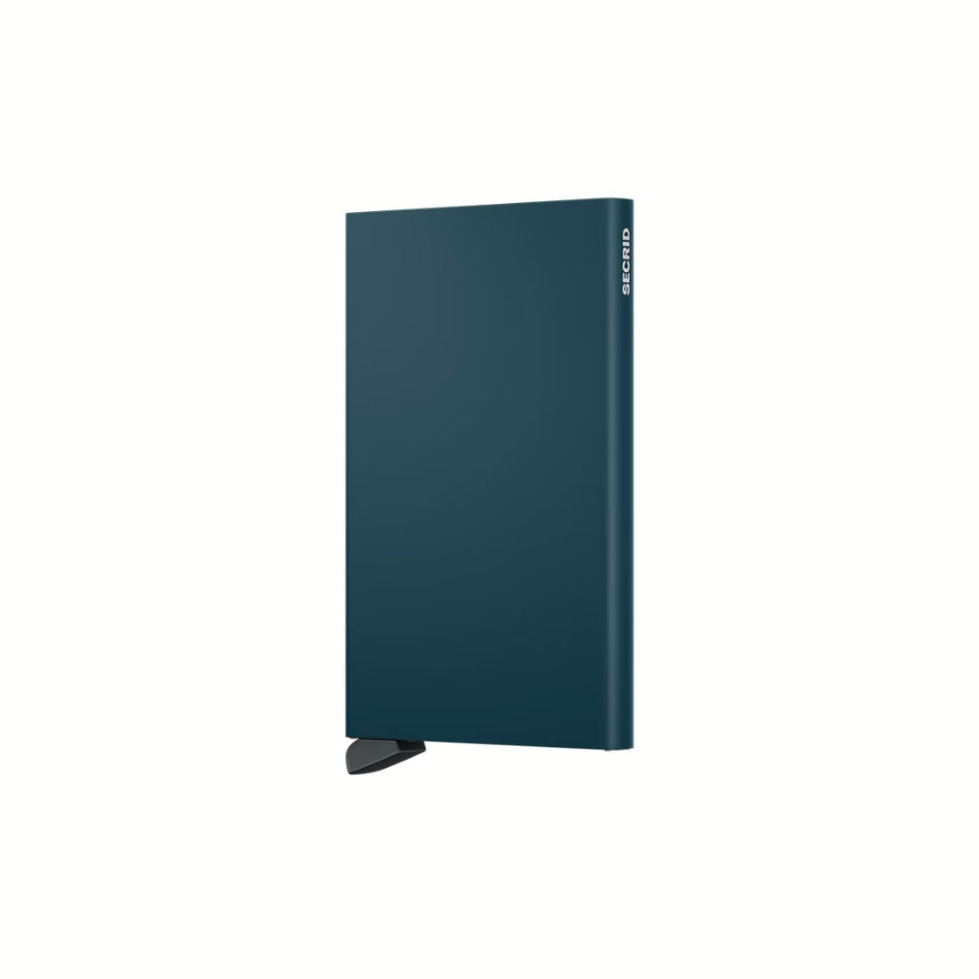 Secrid porta carte di credito in alluminio "Cardprotector" Petrolio C.TEAL