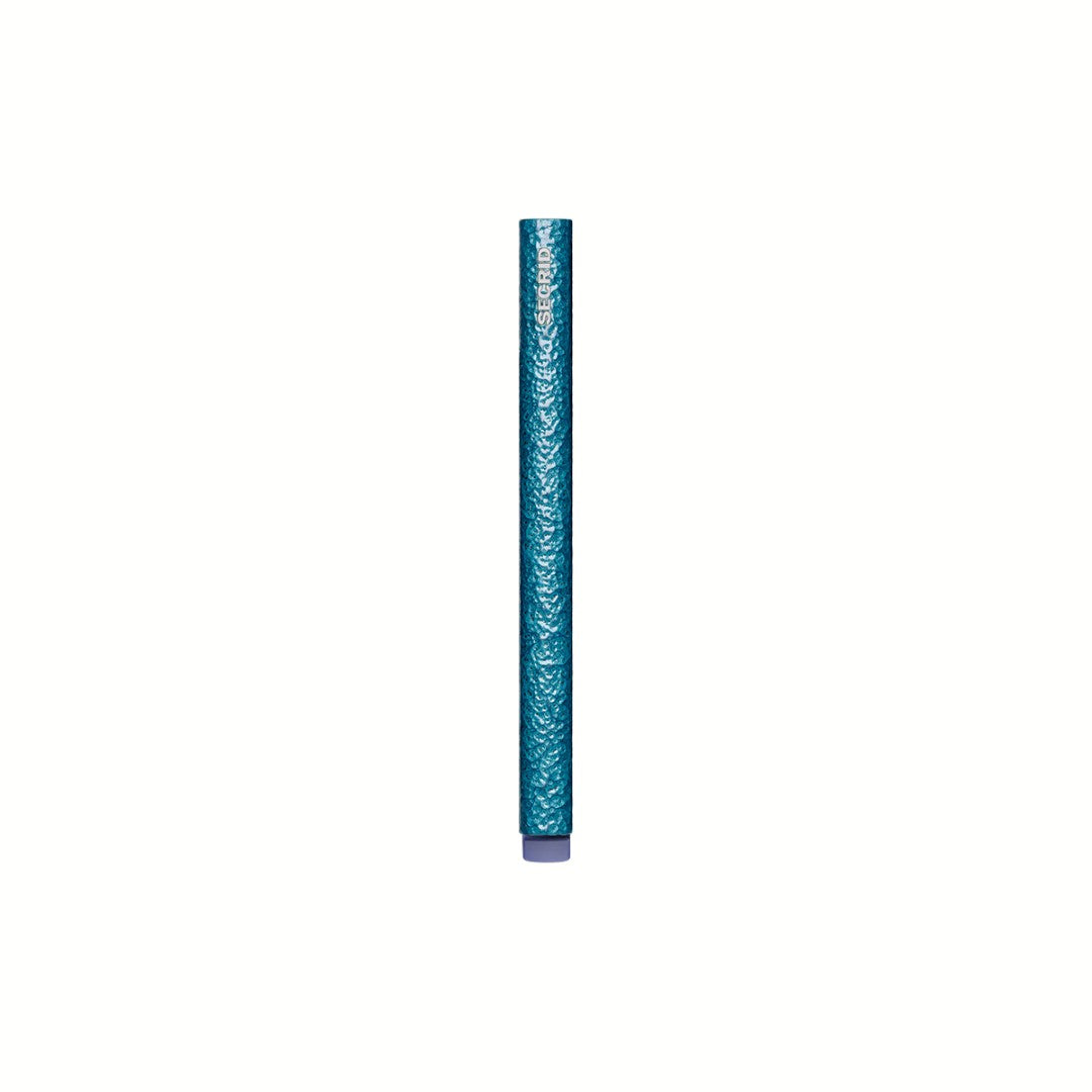 Secrid porta carte di credito in alluminio "Cardprotector Hammerstone" Azzurro CH.AZURE