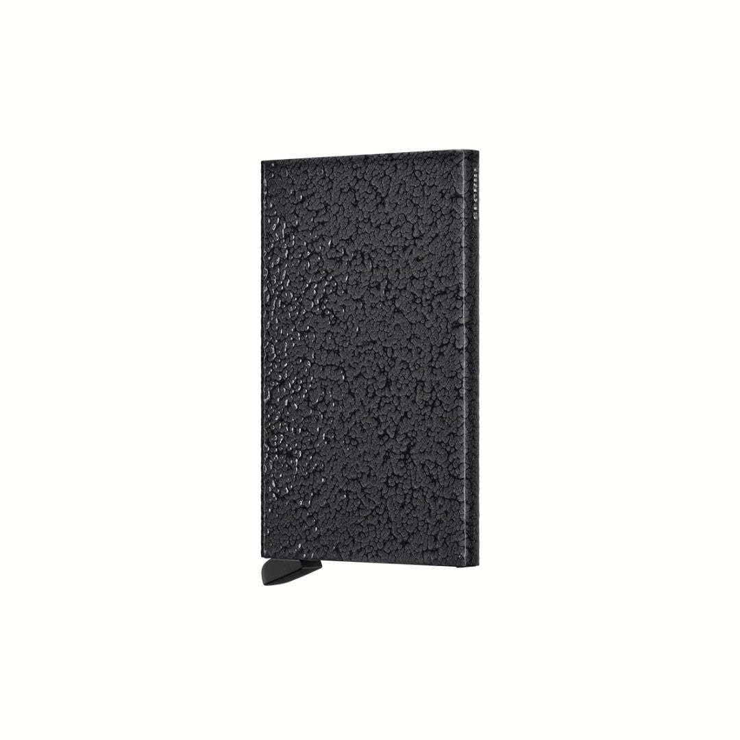 Secrid porta carte di credito in alluminio "Cardprotector Hammerstone" Nero CH.CHARCOAL