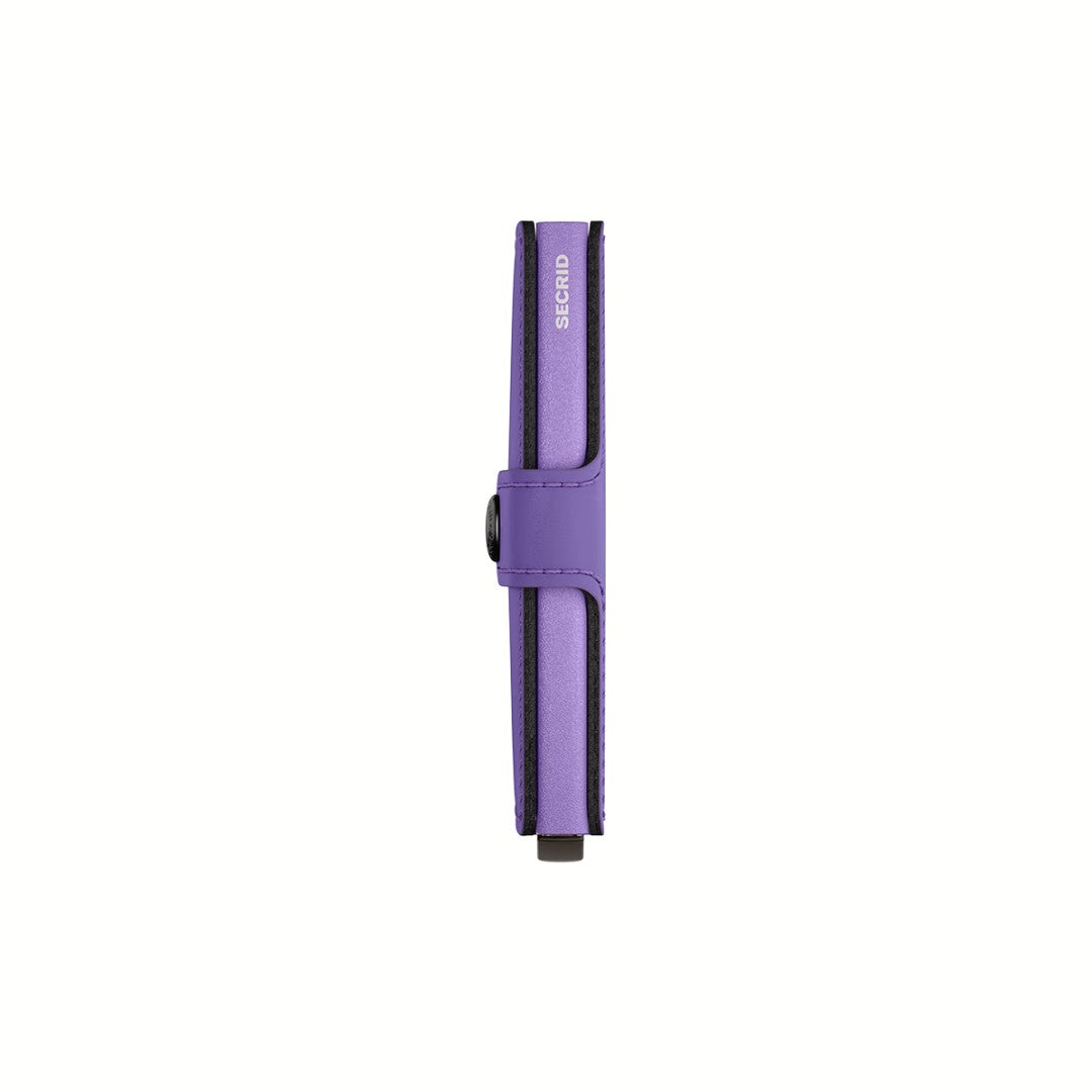 Secrid portafogli compatto in alluminio ed ecopelle "Miniwallet Yard Power" Lilla MYP.LILAC