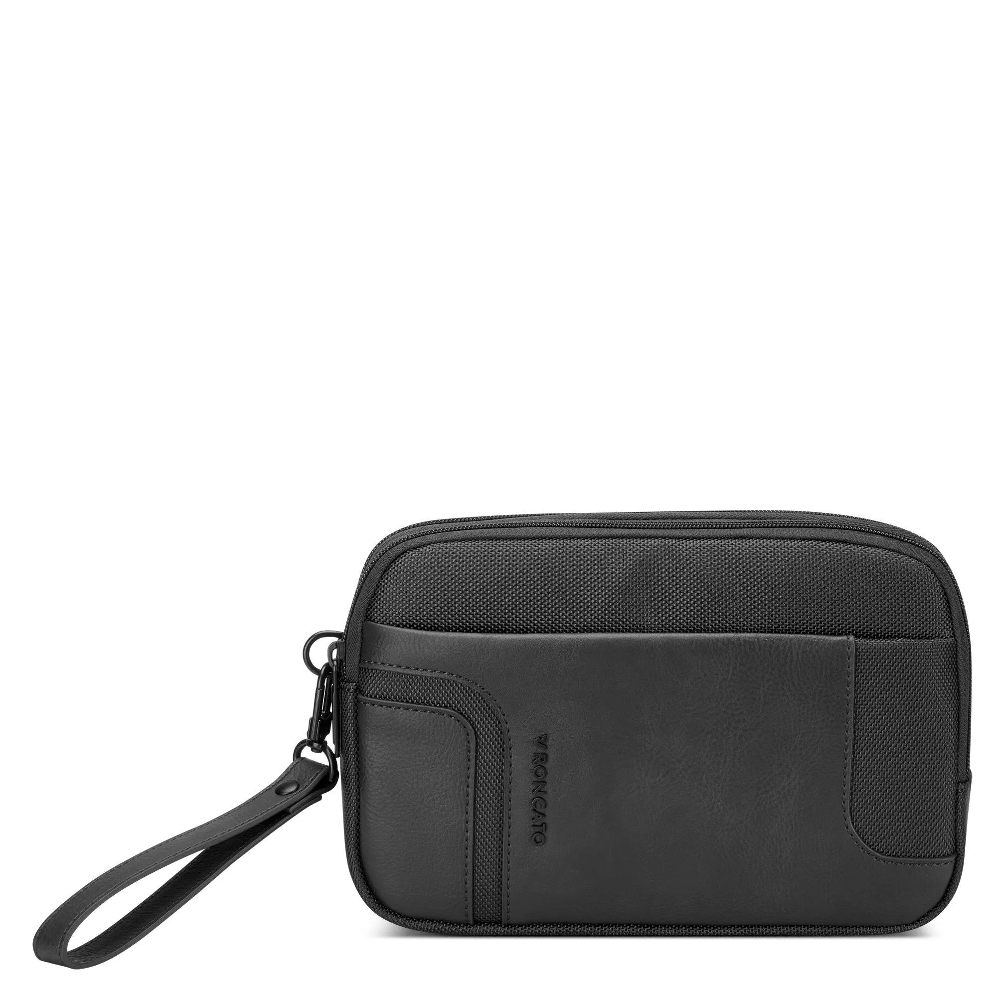 Roncato pochette in pelle "Panama 4 Nero 400898.01 NERO