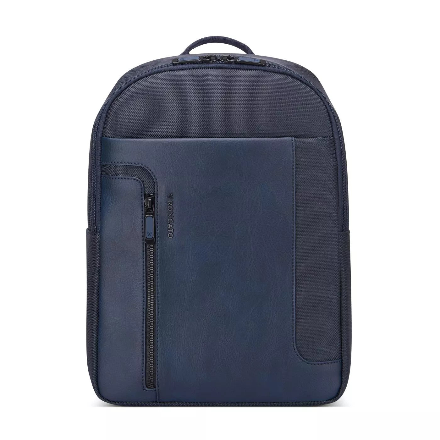 Roncato zaino in tessuto ed ecopelle "Panama 4 Blu 400901.23