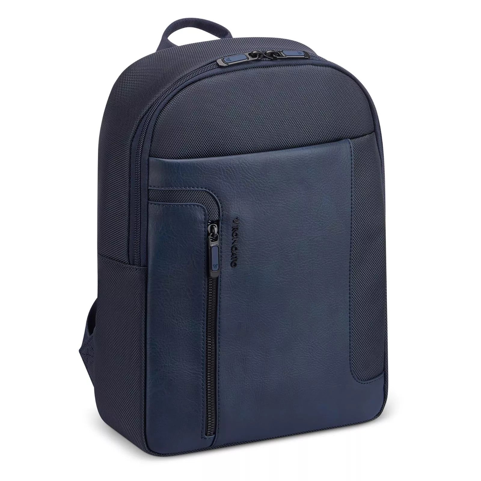 Roncato zaino in tessuto ed ecopelle "Panama 4 Blu 400901.23