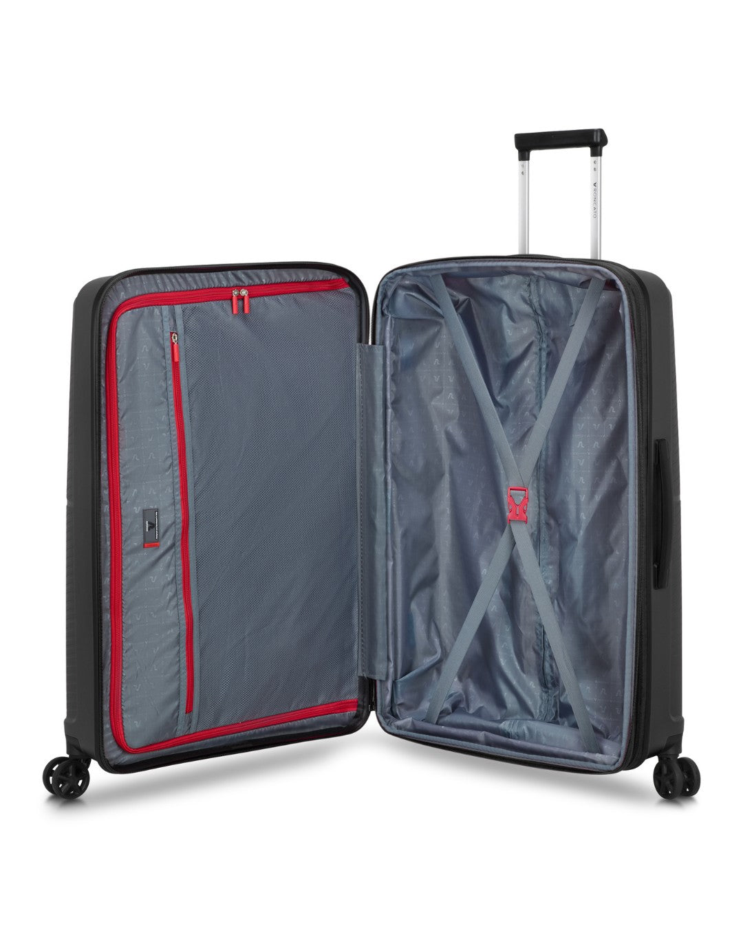 Roncato trolley grande in polipropilene "Storm" Nero 419411.01 NERO