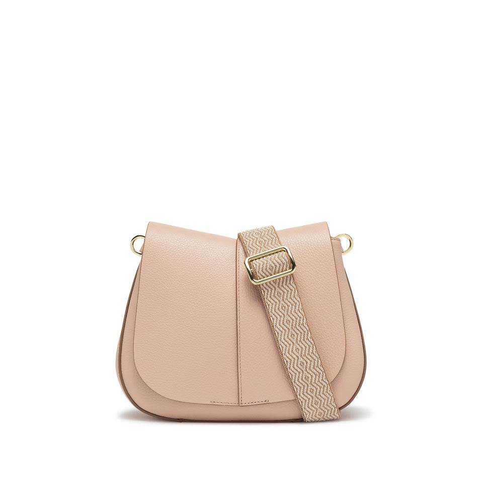 Gianni Chiarini borsa a tracolla in pelle "Helena Round" Cipria BS6036COMM GRN-NAOP.14363 PINK