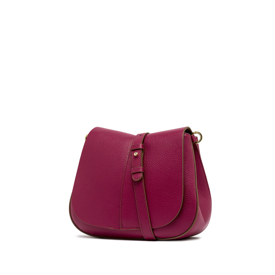 Gianni Chiarini borsa a tracolla in pelle "Helena Round" Fucsia BS6036COMM GRN-NAOP.14364 DESE