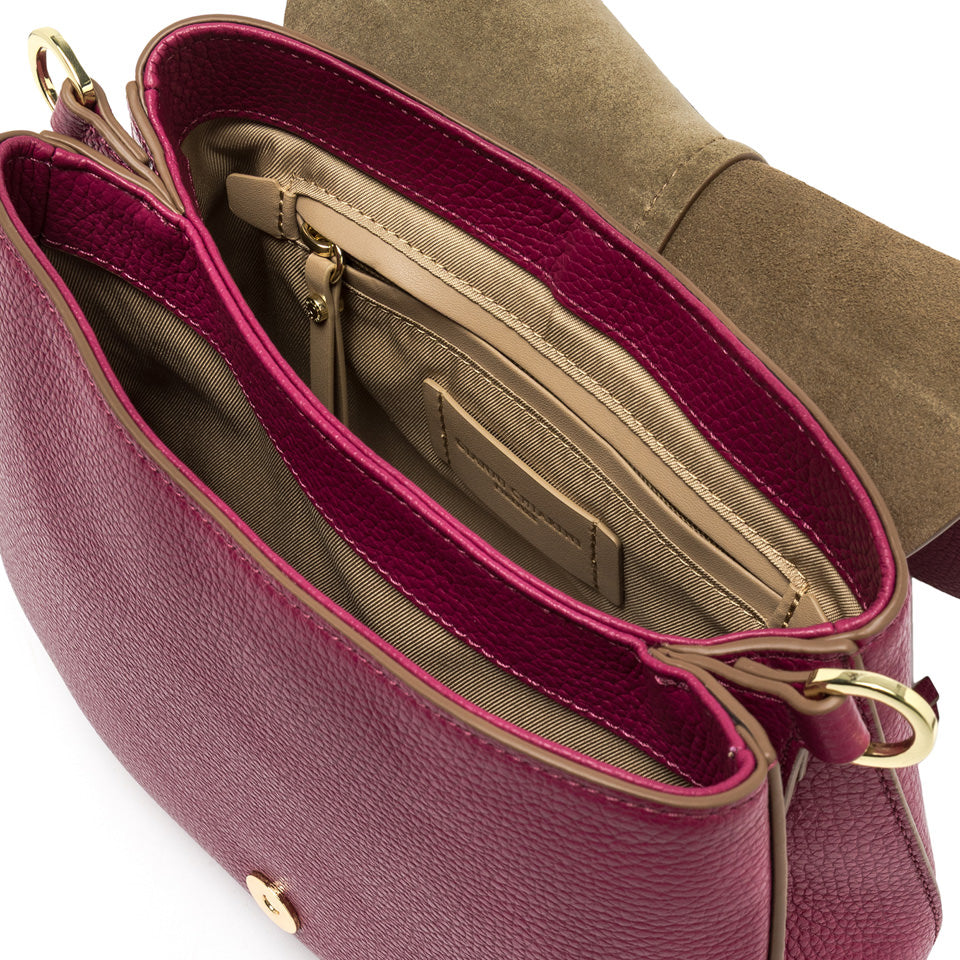 Gianni Chiarini borsa a tracolla in pelle "Helena Round" Fucsia BS6036COMM GRN-NAOP.14364 DESE