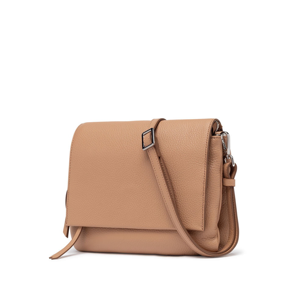 Gianni Chiarini borsa a tracolla in pelle "Three" Beige BS4364COMM GRN.5313 CLAY