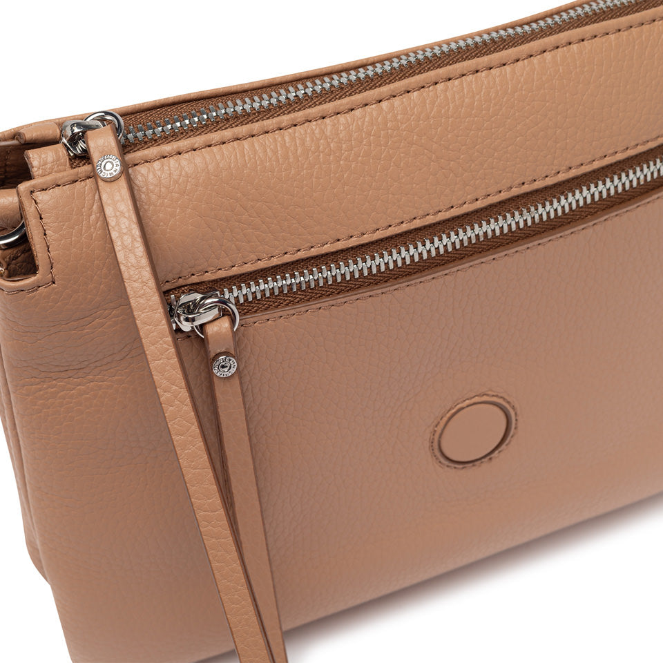 Gianni Chiarini borsa a tracolla in pelle "Three" Beige BS4364COMM GRN.5313 CLAY