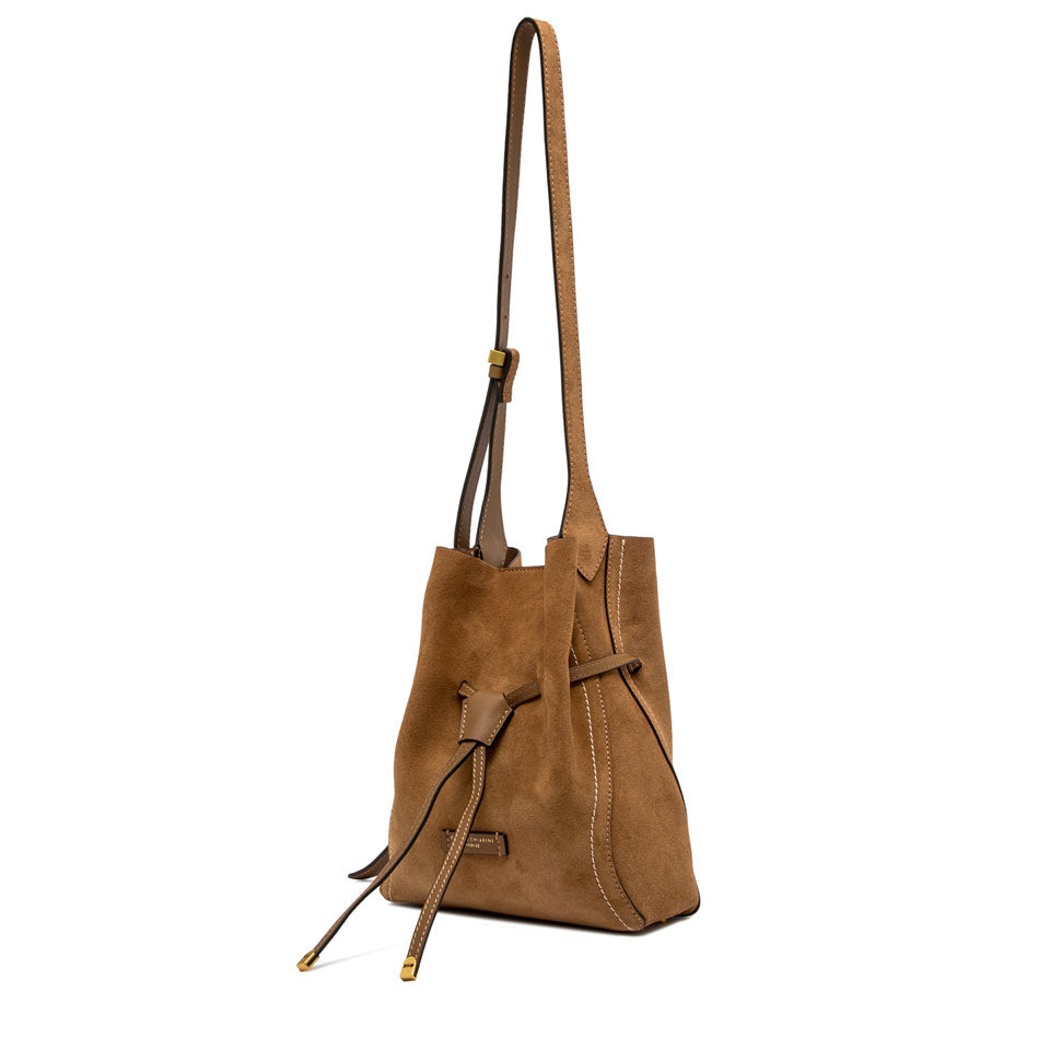 Gianni Chiarini borsa secchiello in camoscio "Sienna" Cuoio BS11786 CM-PL.1478 CARAMEL