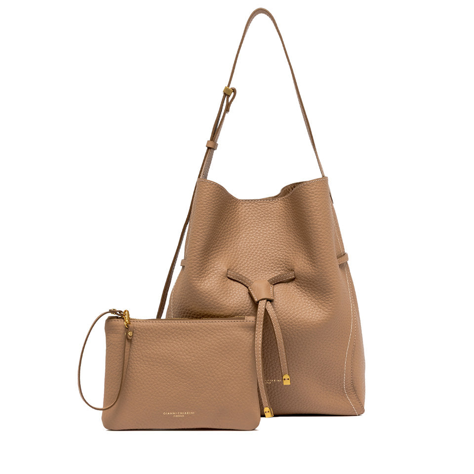 Gianni Chiarini borsa secchiello in pelle "Sienna" Beige BS11787 RNGDBL.5313 CLAY