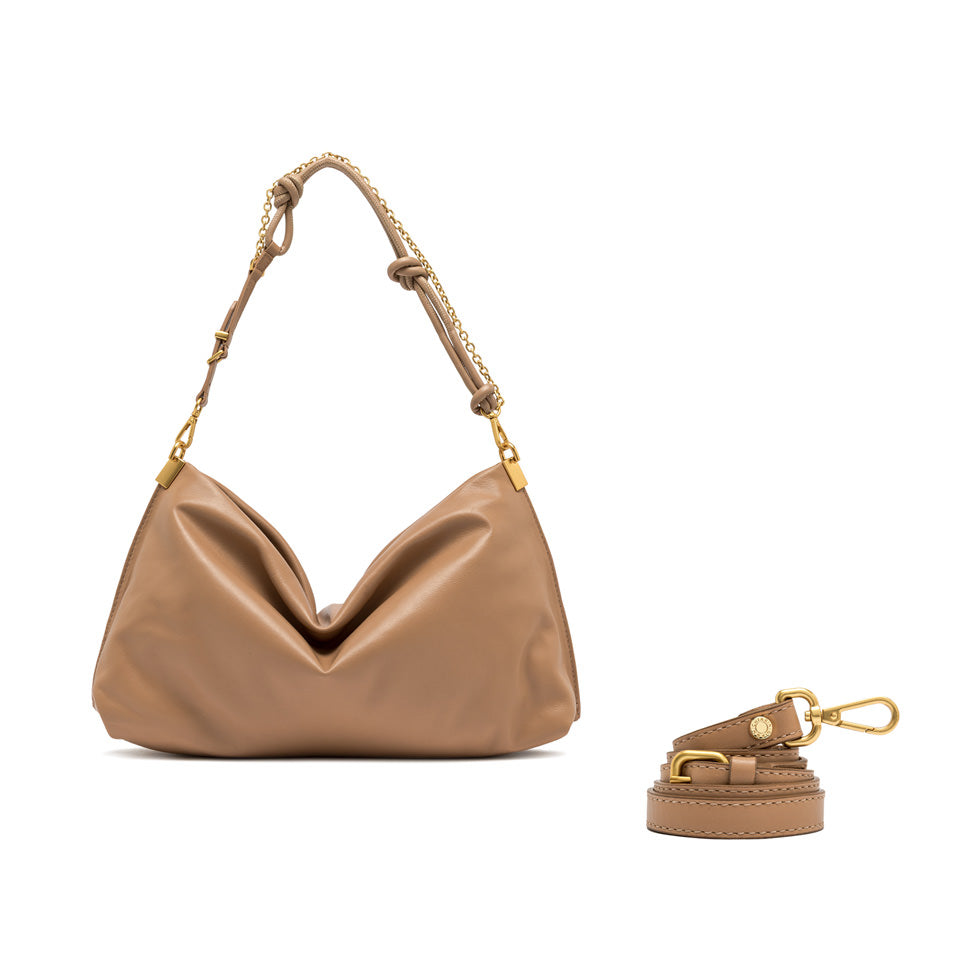 Gianni Chiarini borsa a spalla in pelle "Fanny" Beige BS11945 FOUCLD.5313 CLAY