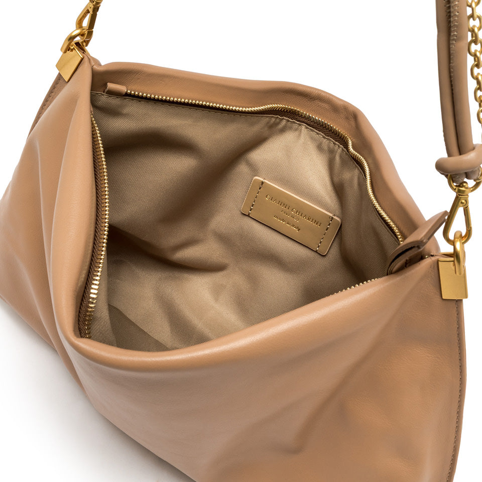 Gianni Chiarini borsa a spalla in pelle "Fanny" Beige BS11945 FOUCLD.5313 CLAY