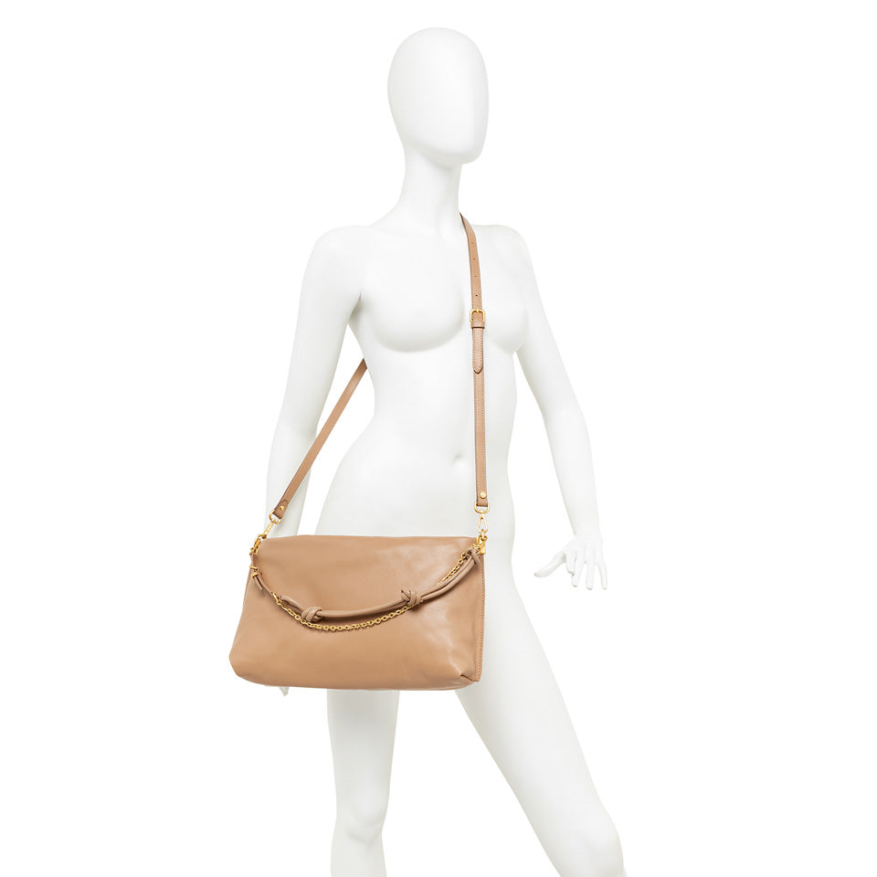 Gianni Chiarini borsa a spalla in pelle "Fanny" Beige BS11945 FOUCLD.5313 CLAY