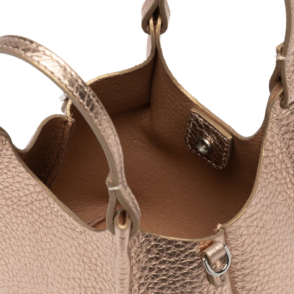 Gianni Chiarini borsa a mano in pelle "Dua" Platino BS9718RNGDBL.14368 MIRAGE-CLAY