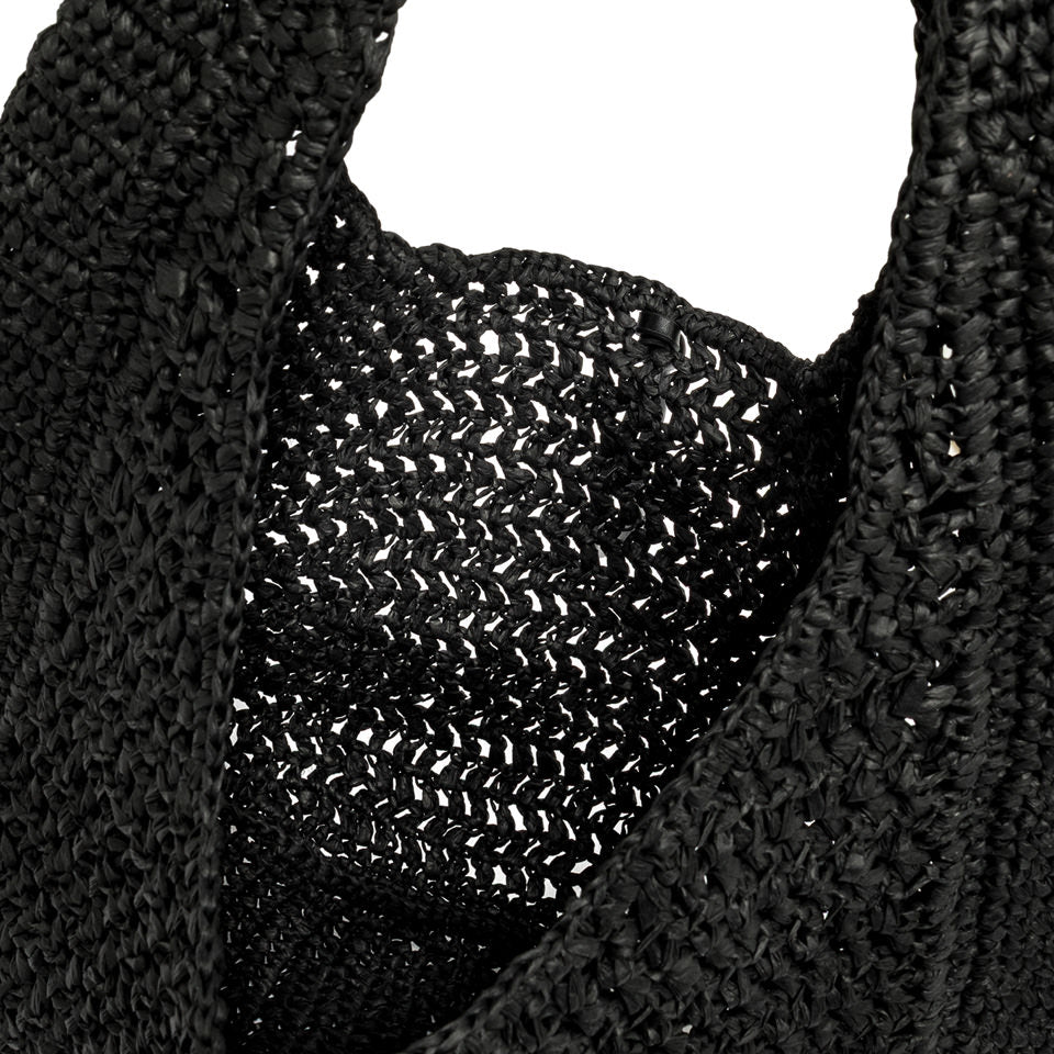 Gianni Chiarini borsa a spalla in tessuto "Nefeli" Nero BS11954 COMM STR-CRCH.001 NERO