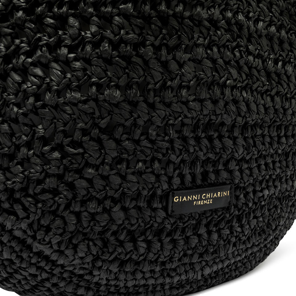 Gianni Chiarini borsa a spalla in tessuto "Nefeli" Nero BS11954 COMM STR-CRCH.001 NERO