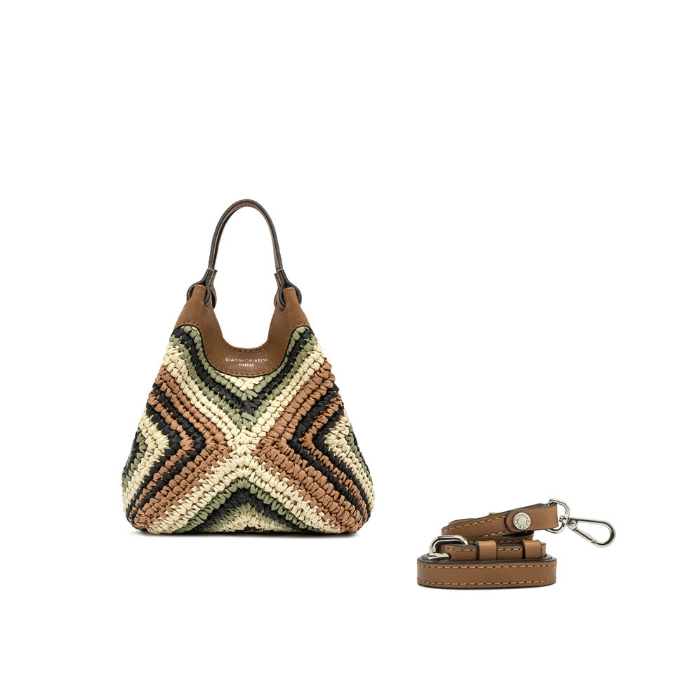 Gianni Chiarini borsa a mano in tessuto "Dua" Multicolor BS12188 DIAMIX.VAR WILLOW