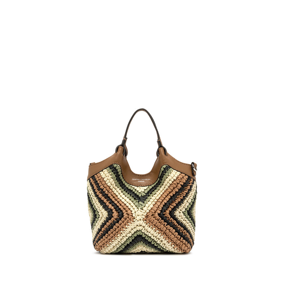 Gianni Chiarini borsa a mano in tessuto "Dua" Multicolor BS12188 DIAMIX.VAR WILLOW