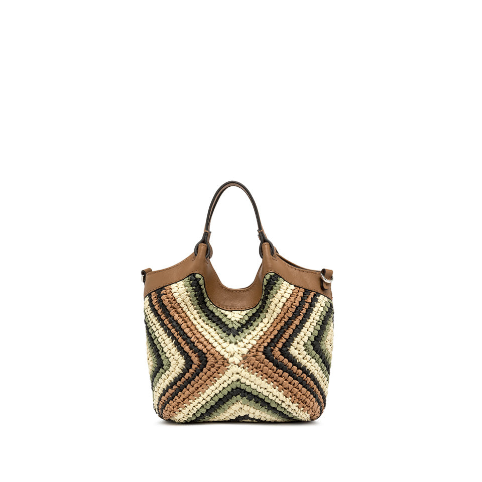 Gianni Chiarini borsa a mano in tessuto "Dua" Multicolor BS12188 DIAMIX.VAR WILLOW