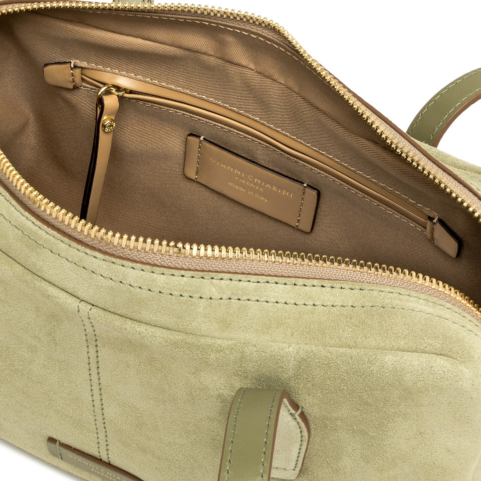 Gianni Chiarini borsa shopping in camoscio "Aryna" Verde BS12219 CM-PL.14366 WILLOW