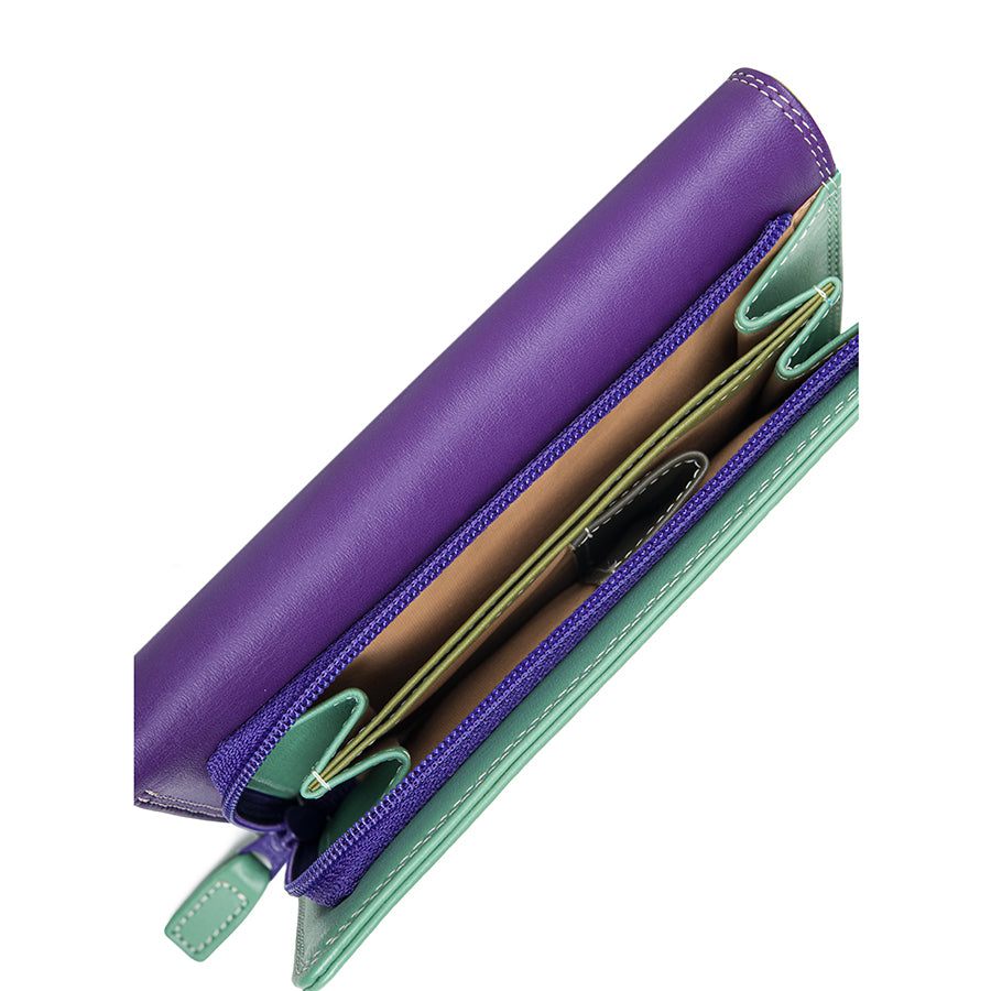Mywalit portafogli in pelle "Classic" Multicolor 363.189 ORCHIDEA