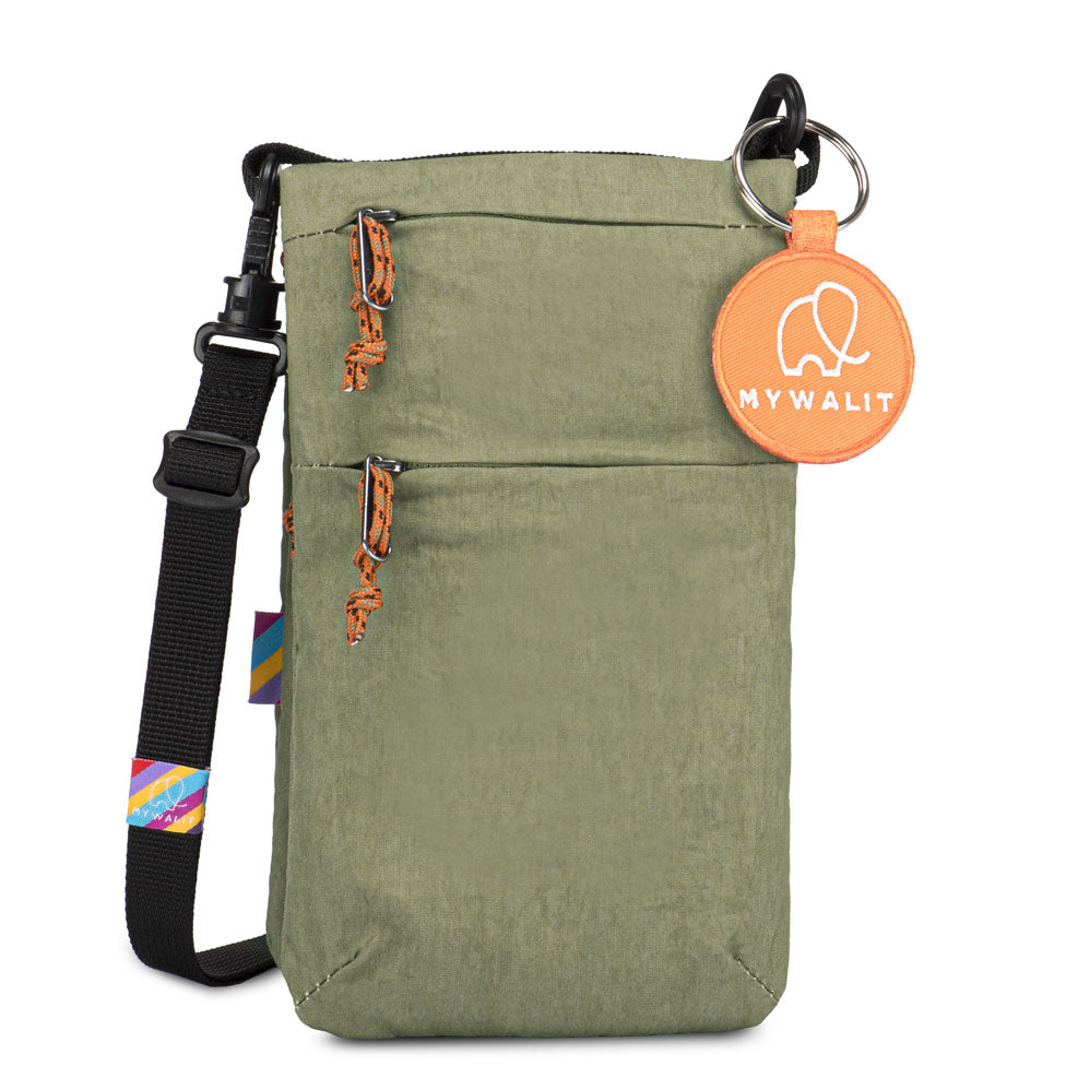 Mywalit porta cellulare in tessuto "Mylite" Verde 5502.132 KHAKI