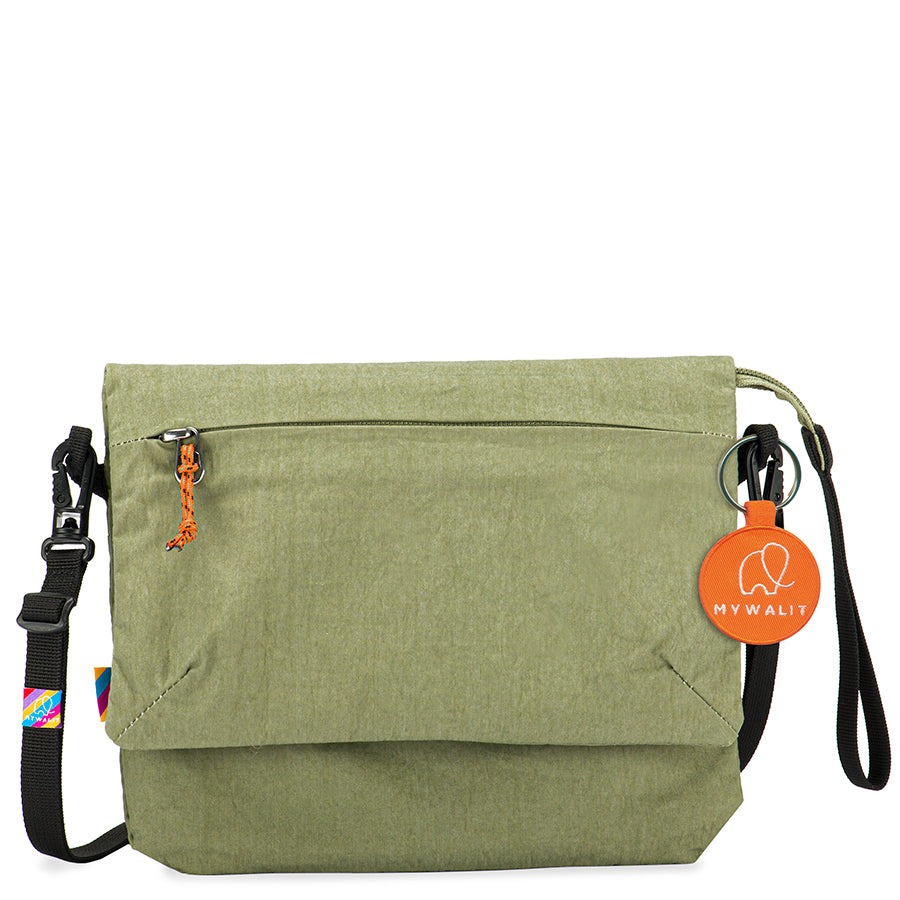 Mywalit borsa a tracolla in tessuto "Mylite" Verde 5504.132 KHAKI