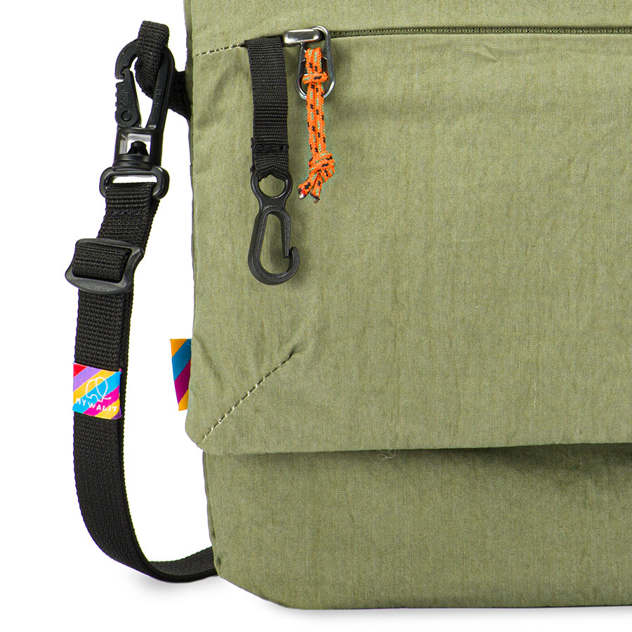 Mywalit borsa a tracolla in tessuto "Mylite" Verde 5504.132 KHAKI