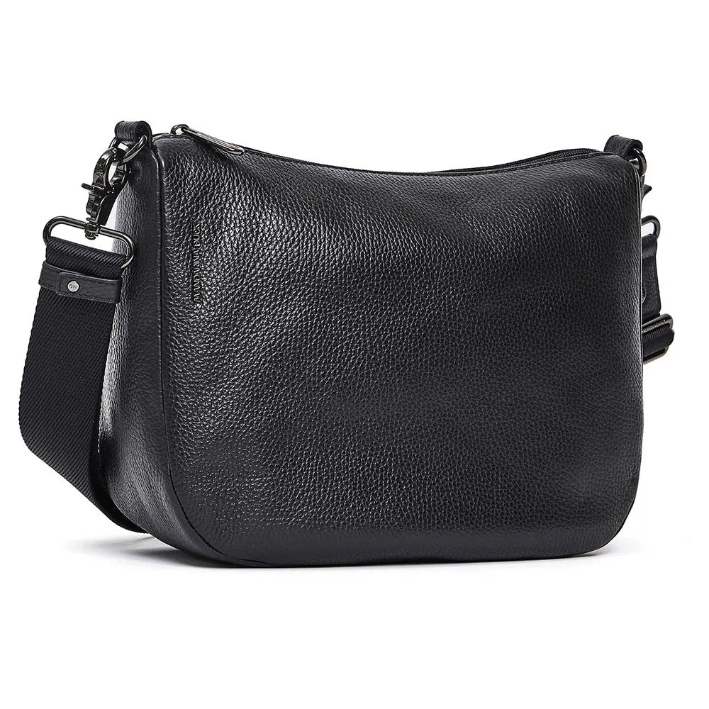 Mandarina Duck borsa a tracolla in pelle "Mellow Leather" Nero FZT79.001 NERO