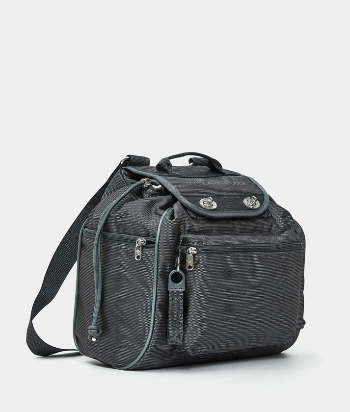 Mandarina Duck zaino in tessuto "Md20" Grigio QMT68.465 STEEL