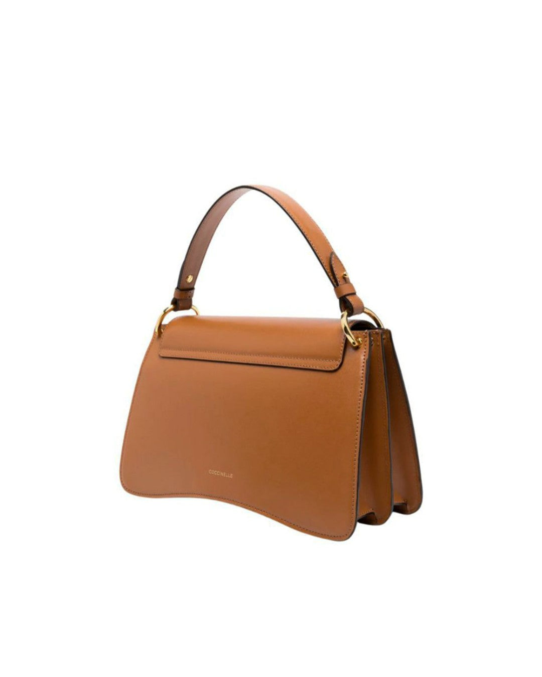 Coccinelle borsa a mano in pelle "C-Me Calf" Cuoio E1SSK180101.W11 COGNAC