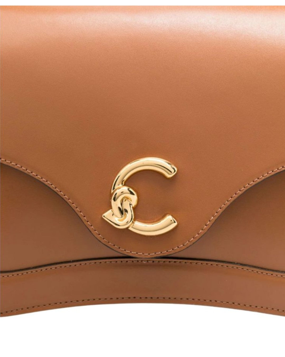 Coccinelle borsa a mano in pelle "C-Me Calf" Cuoio E1SSK180101.W11 COGNAC