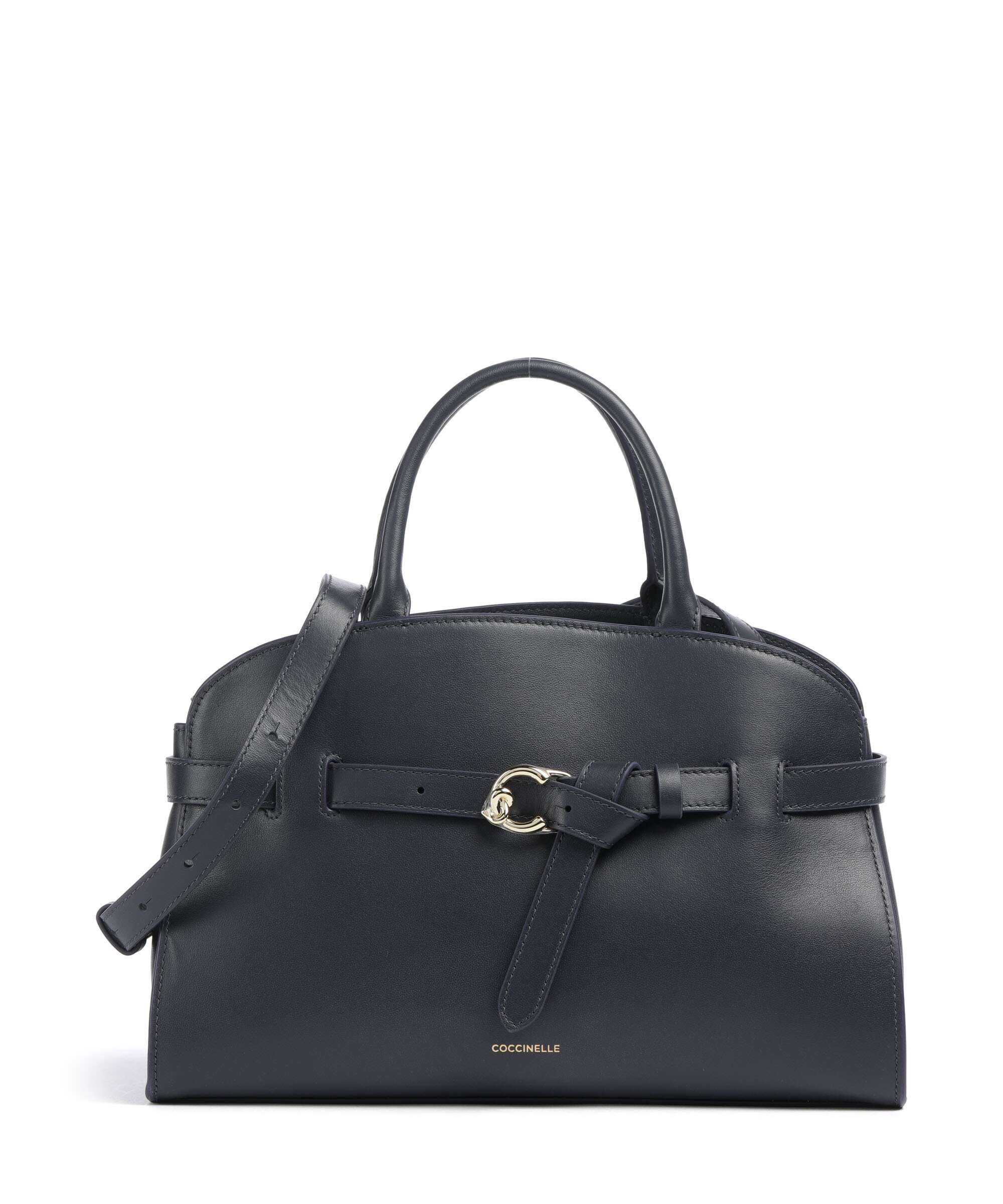 Coccinelle borsa a mano in pelle "Sabine" Blu E1TLA180401.B29 MIDNIGHT BLUE