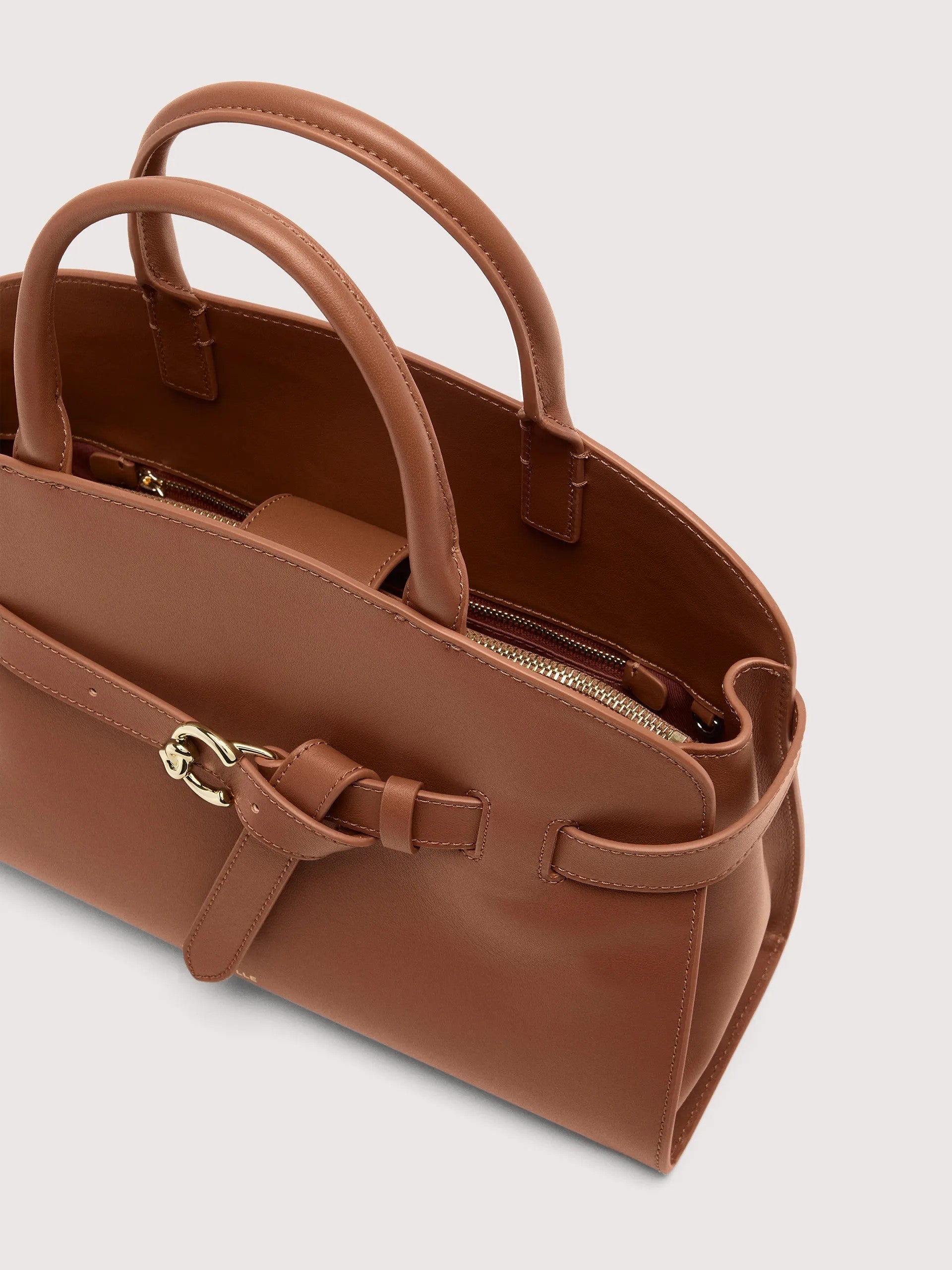 Coccinelle borsa a mano in pelle "Sabine" Cuoio E1TLA180401.W11 COGNAC