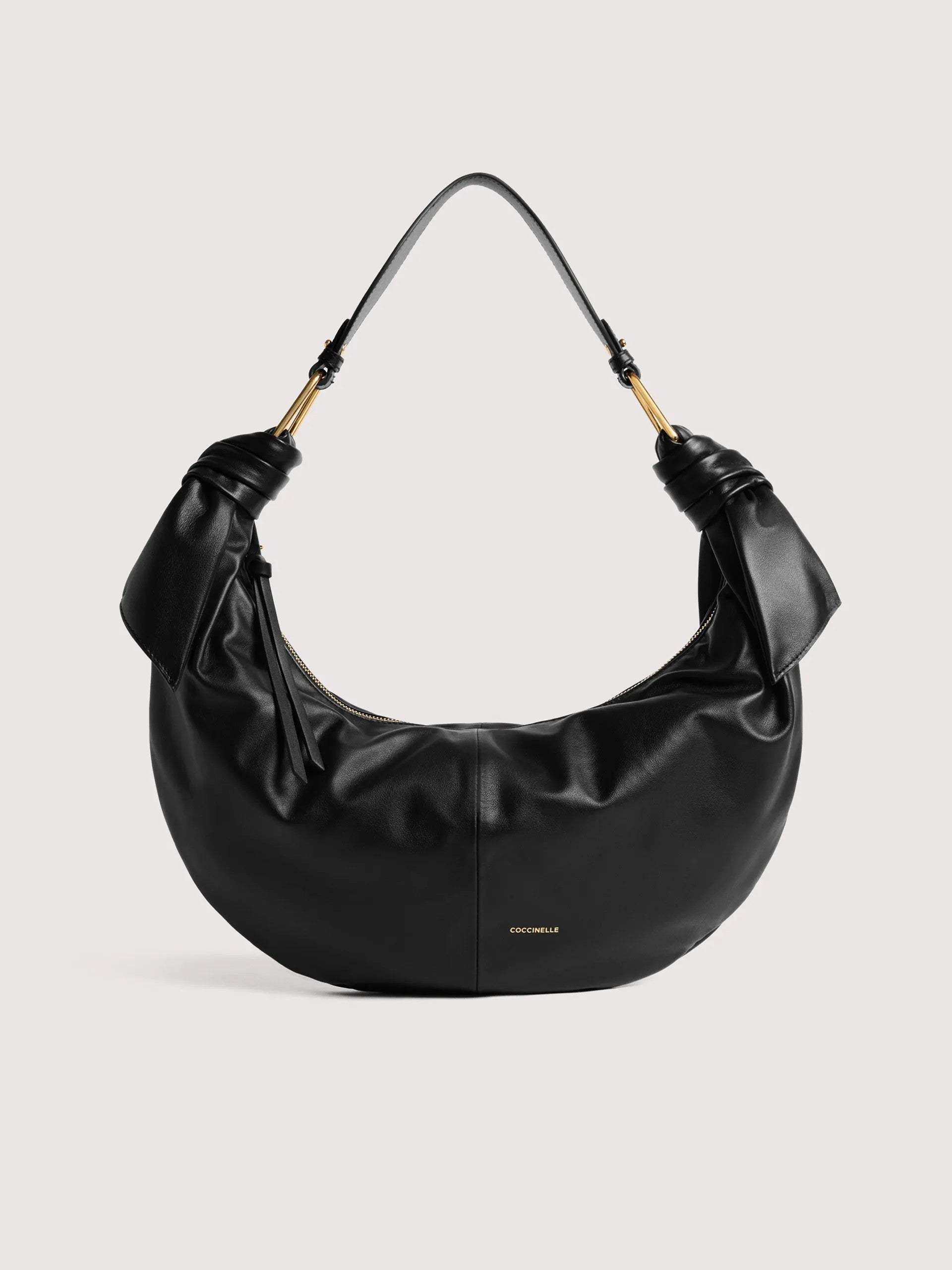 Coccinelle borsa a spalla in pelle "Furoshiki" Nero E1U1A130101.001 NOIR