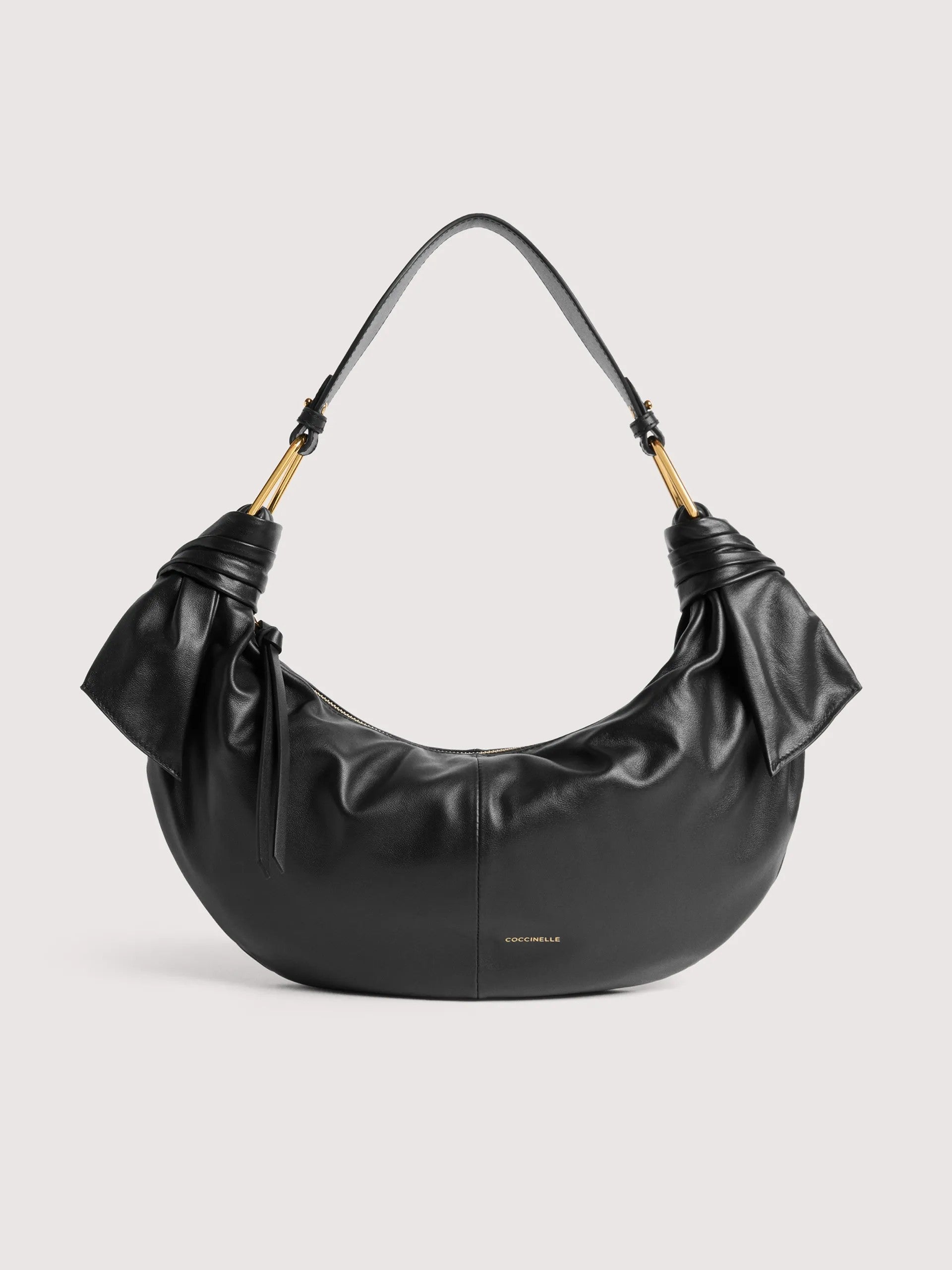 Coccinelle borsa a spalla in pelle "Furoshiki" Nero E1U1A130201.001 NOIR