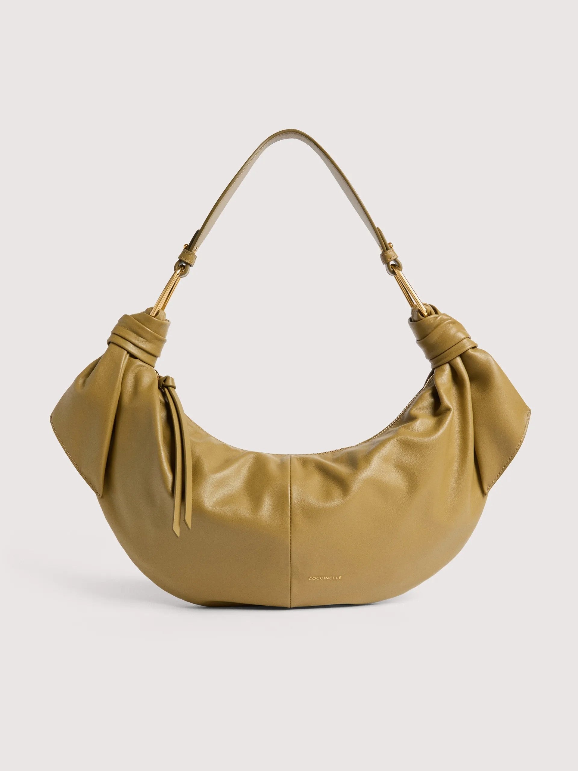 Coccinelle borsa a spalla in pelle "Furoshiki" Verde E1U1A130201.G43 SEAGRASS
