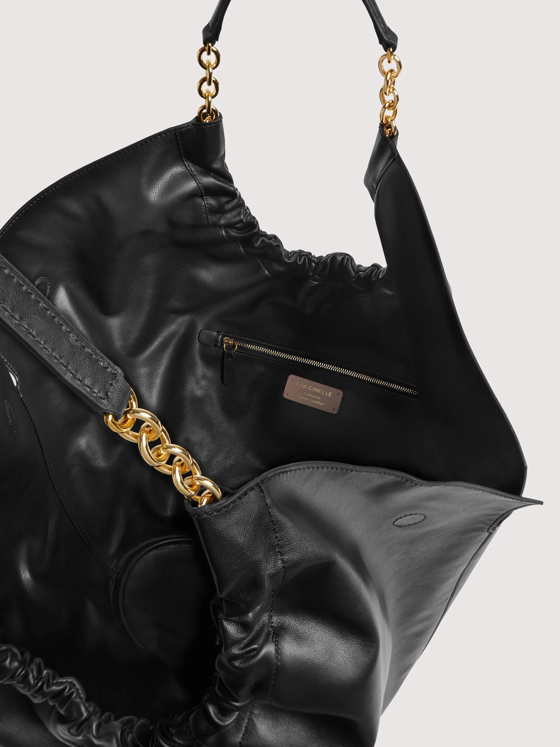 Coccinelle borsa a spalla in pelle "Smash" Nero E1U5F110101.001 NOIR