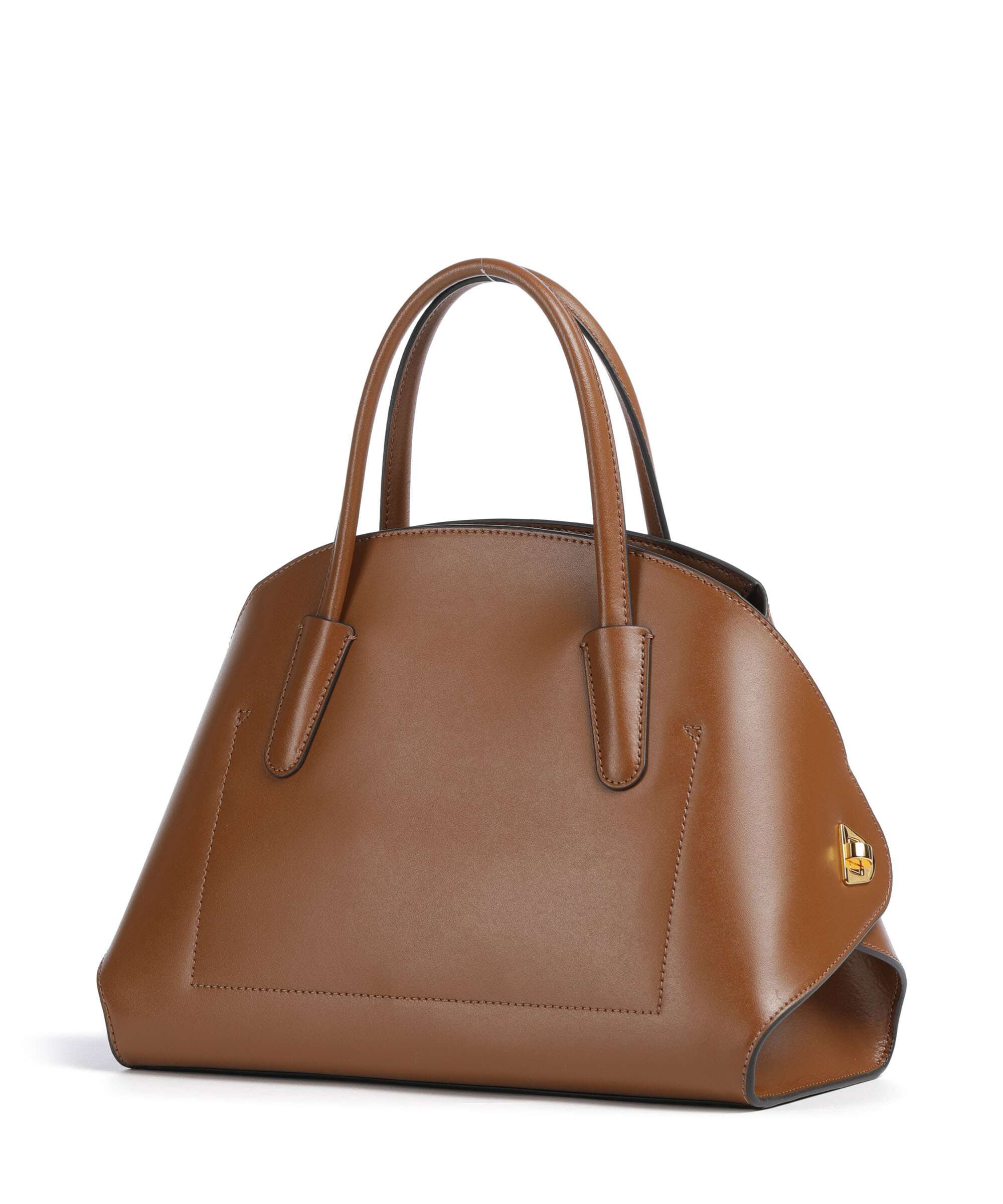 Coccinelle borsa a mano in pelle "Tylde" Cuoio E1U7K180201.W11 COGNAC